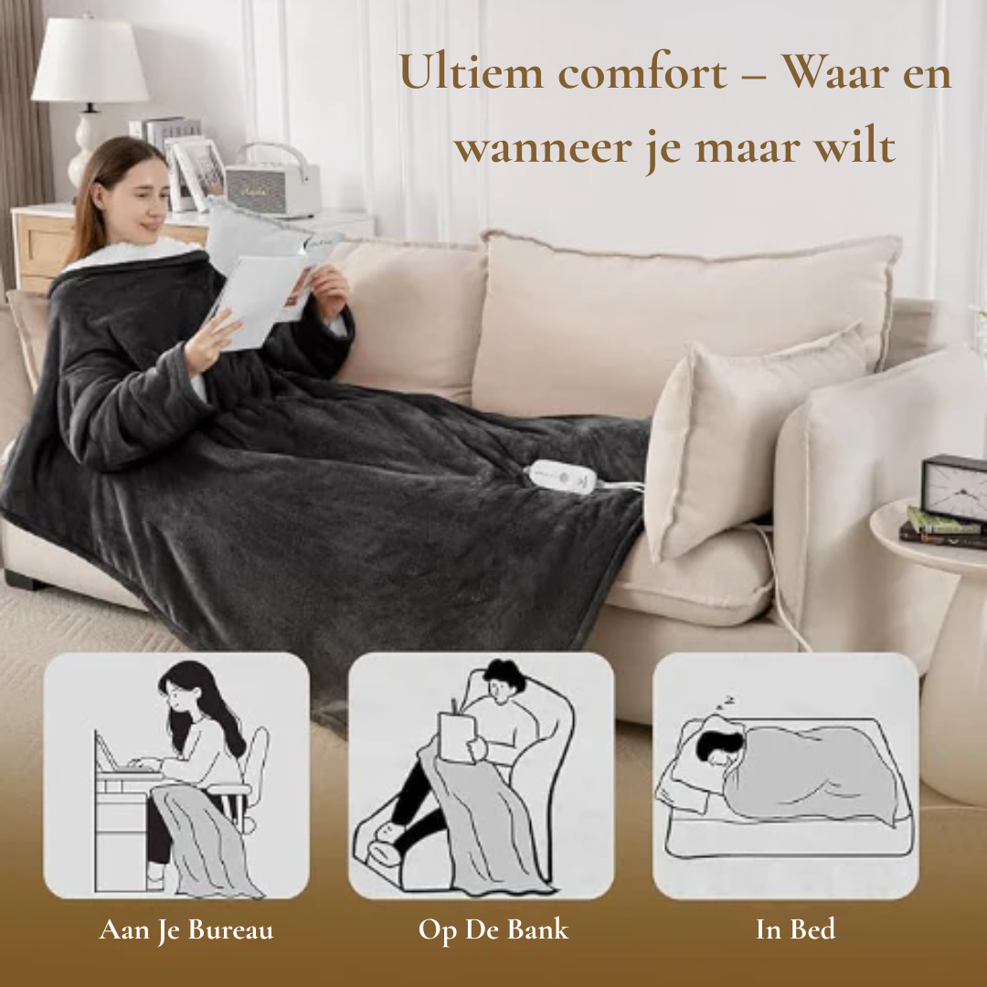 HeatRobe Blanket – Zacht comfort voor koude dagen